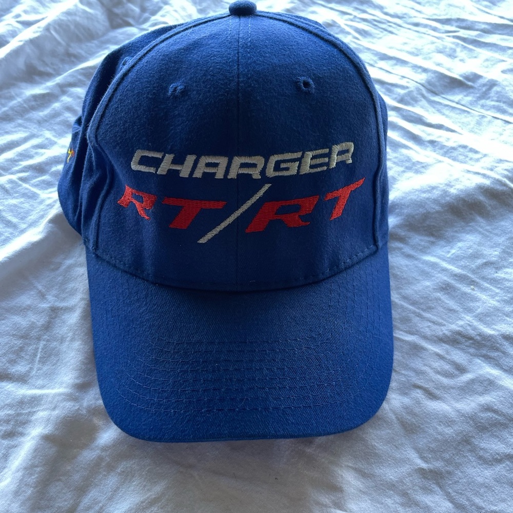 Vintage Dodge Charger RT Mountain Dew Blue Hat Cap Men’s Sz OS